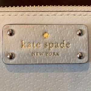 KATE SPADE - Large Continental Wallet - Black & White, like new